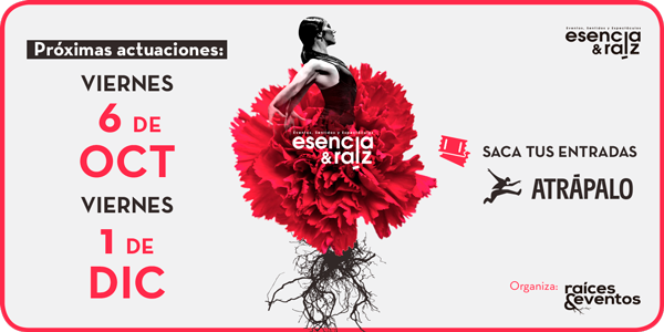 Entradas para espectaculo flamenco en Madrid - Atrapalo - Entradas para Esencia y Raiz