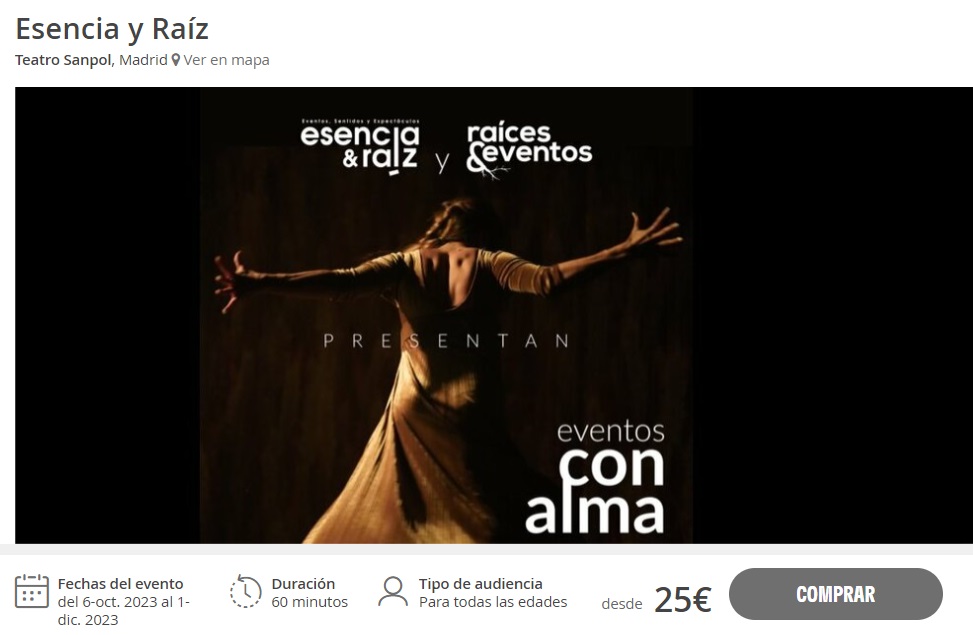 El flamenco vuelve a Madrid con Lola García y la compañía de flamenco Esencia & Raíz - Ya puedes comprar las entradas en Atrápalo