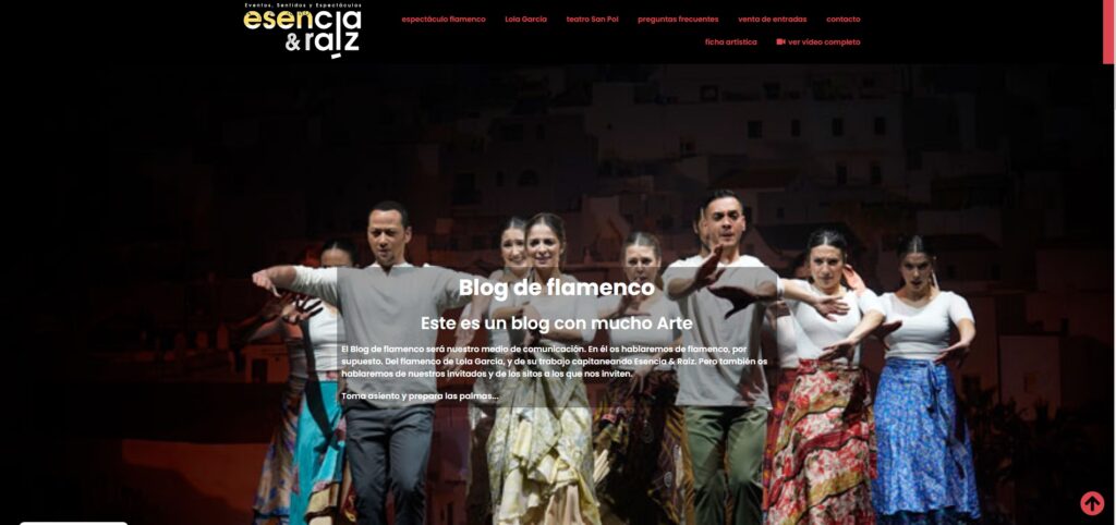 Esencia & Raíz - Estrenamos web de flamenco - Flamenco en Madrid - Teatro San Pol - Lola García - Raíces & Eventos